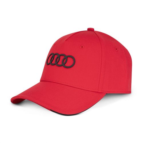 Casquette Rouge Audi 4 anneaux