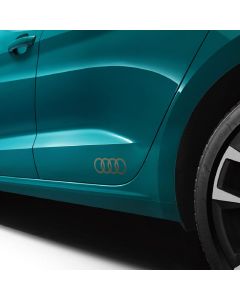 Autocollants 4 anneaux Bronze Mat Audi