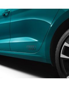 Autocollants 4 Anneaux Gris Platine Audi