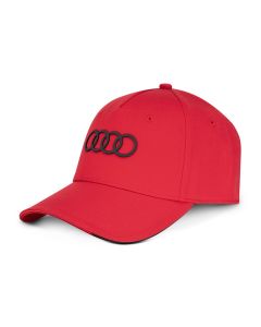 Casquette Rouge Audi 4 anneaux