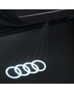 Led de Seuil de Porte avec Projection Anneaux Audi