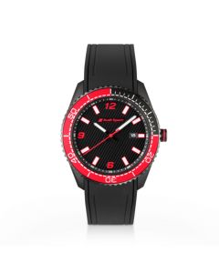 Montre Audi Sport Noir/ Rouge Homme