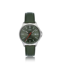Montre Automatique Audi Swiss Made Argent / Vert-gris
