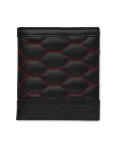Petit porte-feuille Audi Sport en cuir noir-rouge