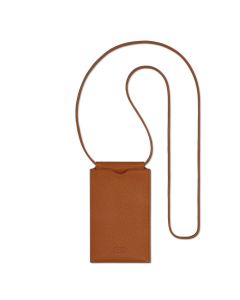 Pochette pour téléphone Audi en cuir marron