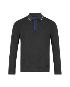 Polo Kaskade à manches longues Audi gris pour homme