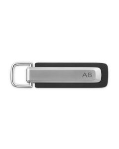 Porte-clé Audi A8 argent/noir