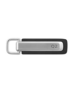 Porte-clés Audi Q2 argent/noir