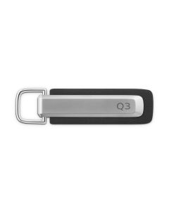 Porte-clés Audi Q3 argent/noir