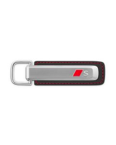 Porte-clés Audi S argent/noir