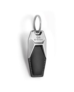 Porte-clés Q8 e-tron en cuir