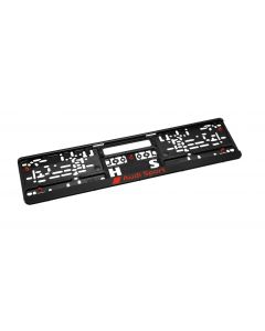 Support de plaque Noir Audi Sport