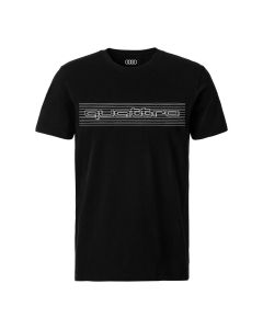 T-shirt Audi quattro noir
