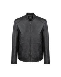Veste en Cuir Noire Audi