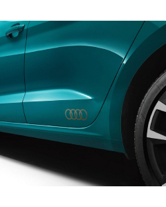 Autocollants 4 anneaux Bronze Mat Audi