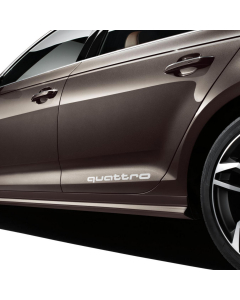 Autocollants Quattro Argent Audi