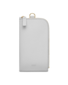 Pochette Telephone En Cuir Audi Gris Femme