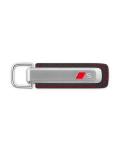Porte-clés Audi S argent/noir