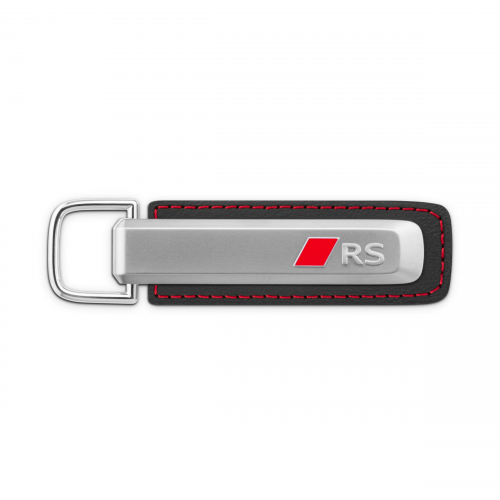 Porte-clés Audi RS argent/noir