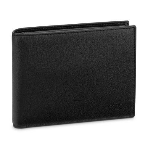 Portefeuille En Cuir Audi Noir